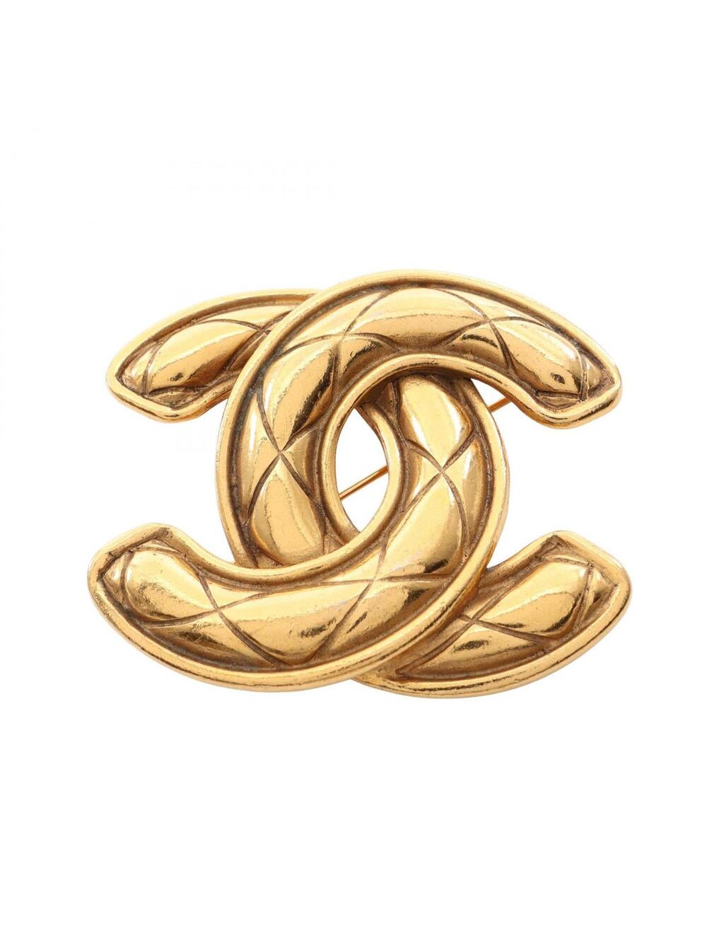 Chanel Cc Logo Brooch Metal #319355C11B